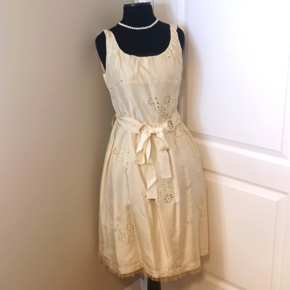 Orna Farho Beige Cream Dress